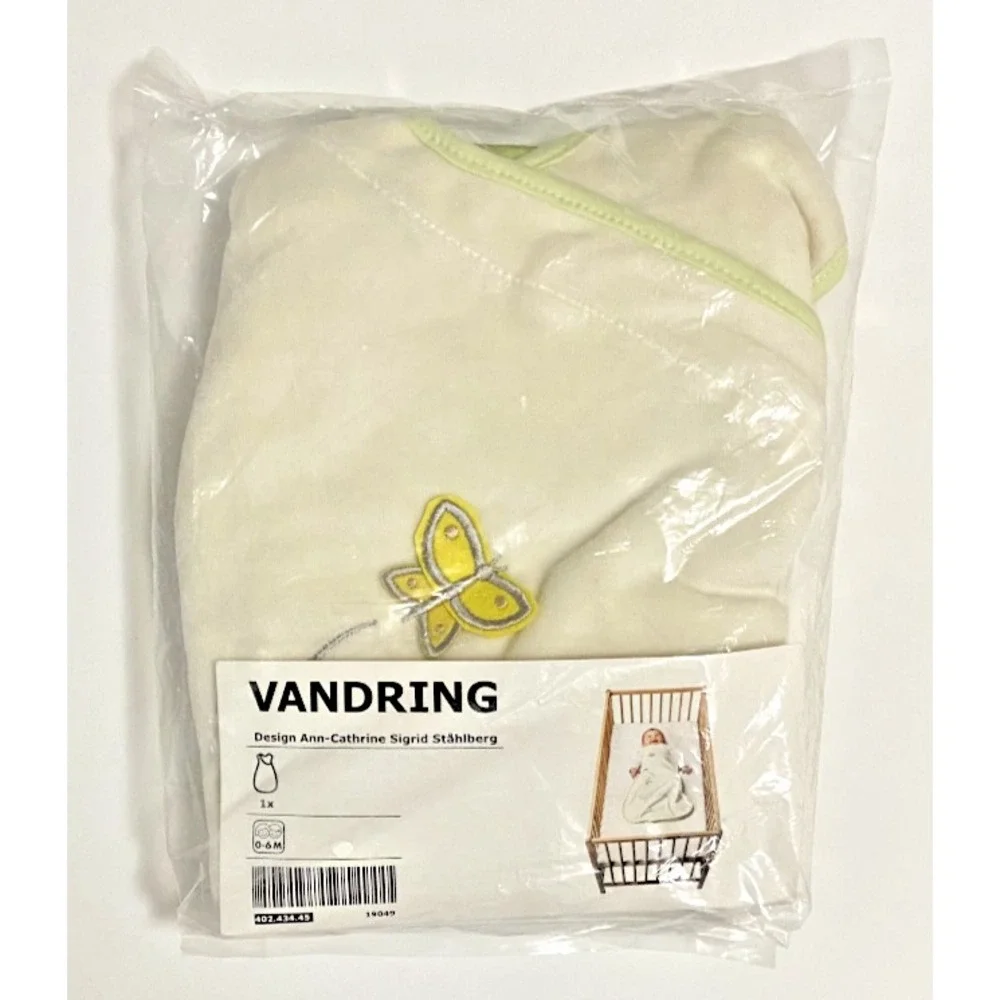 Ikea VANDRING Baby Butterfly Sleeping Bag Cozy SleepSack 402.434.45